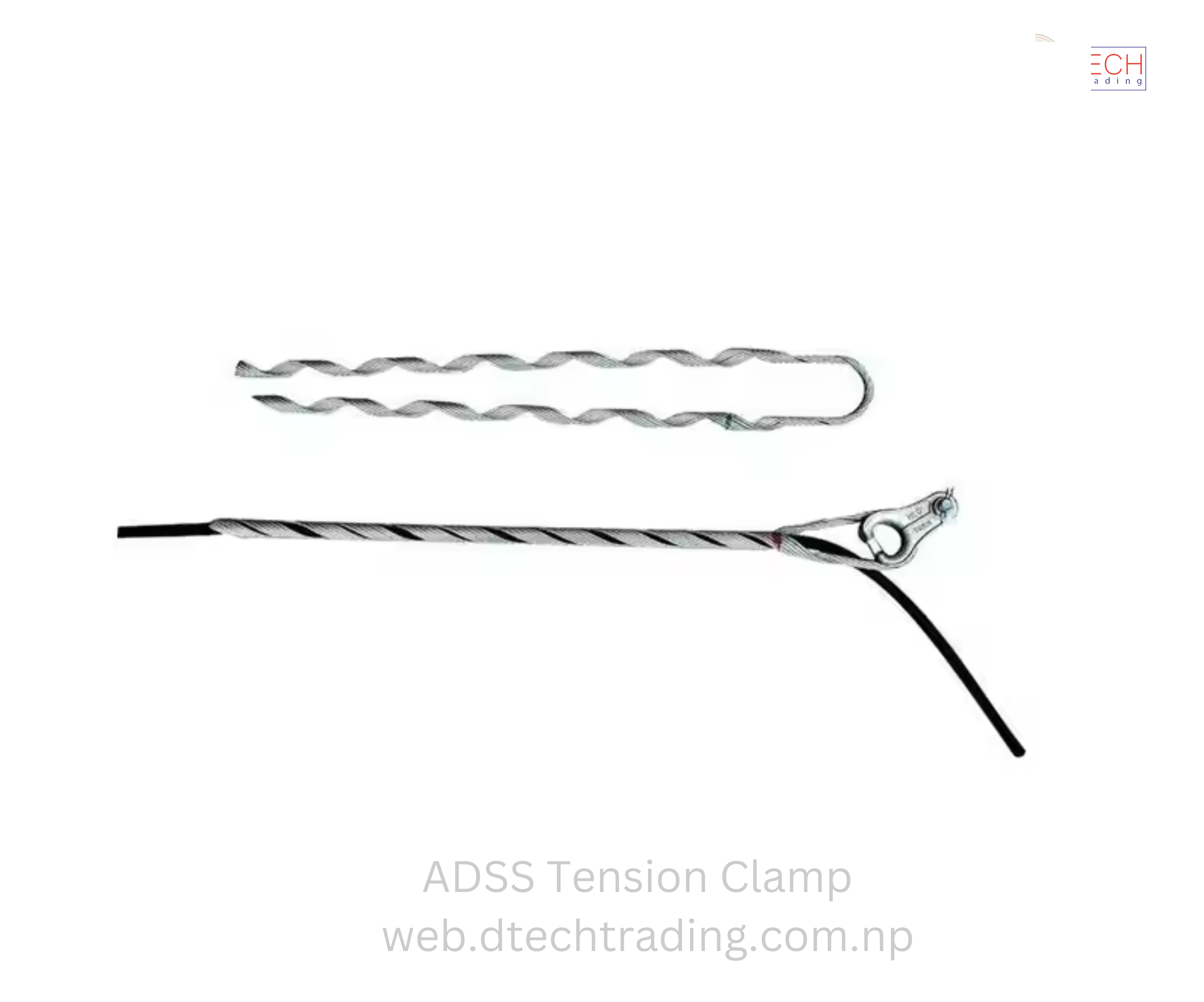 ADSS Tension Clamp With Grip Set 100m Span 240